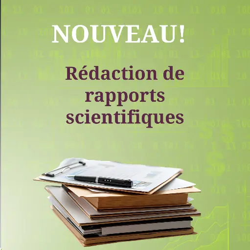 Formation - Rédaction de rapports scientifiques - Prix membre